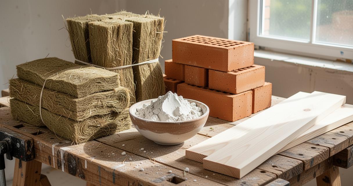 Les matériaux de construction naturels et écologiques : alliés essentiels de l&rsquo;isolation thermique passive