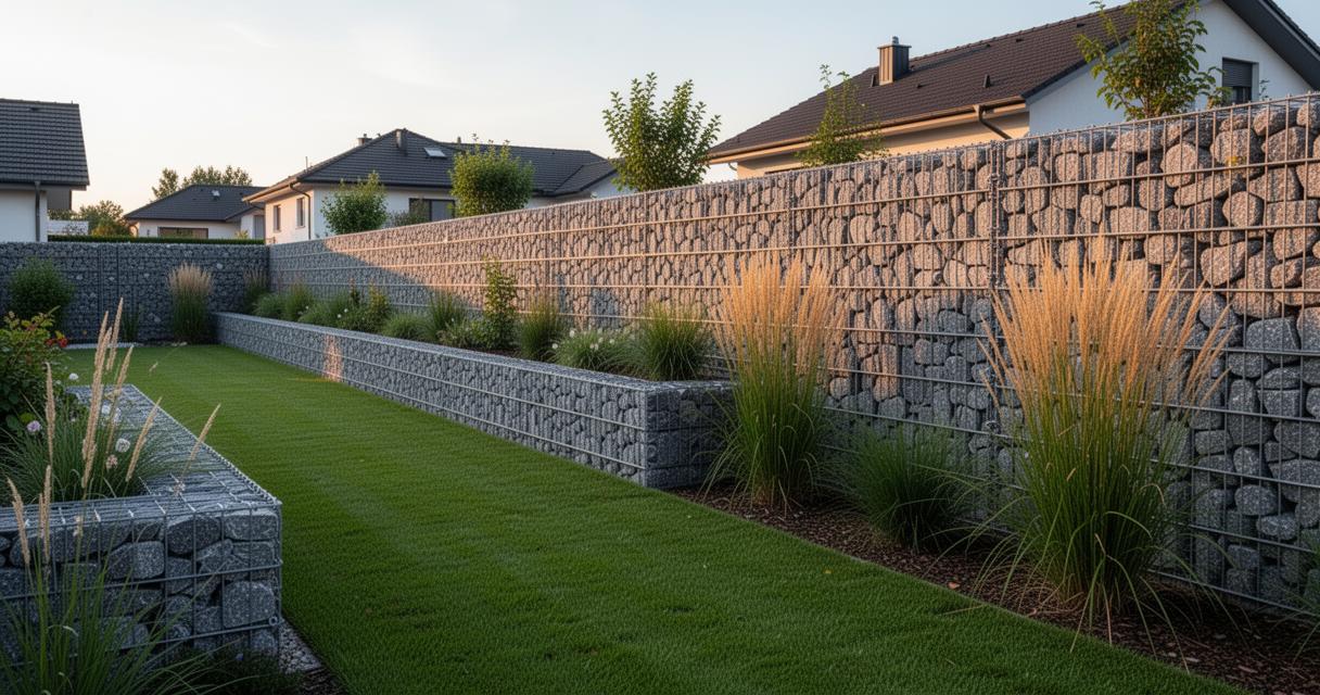 Gabion : quel type de mur choisir pour votre jardin et combien coûte une clôture de qualité